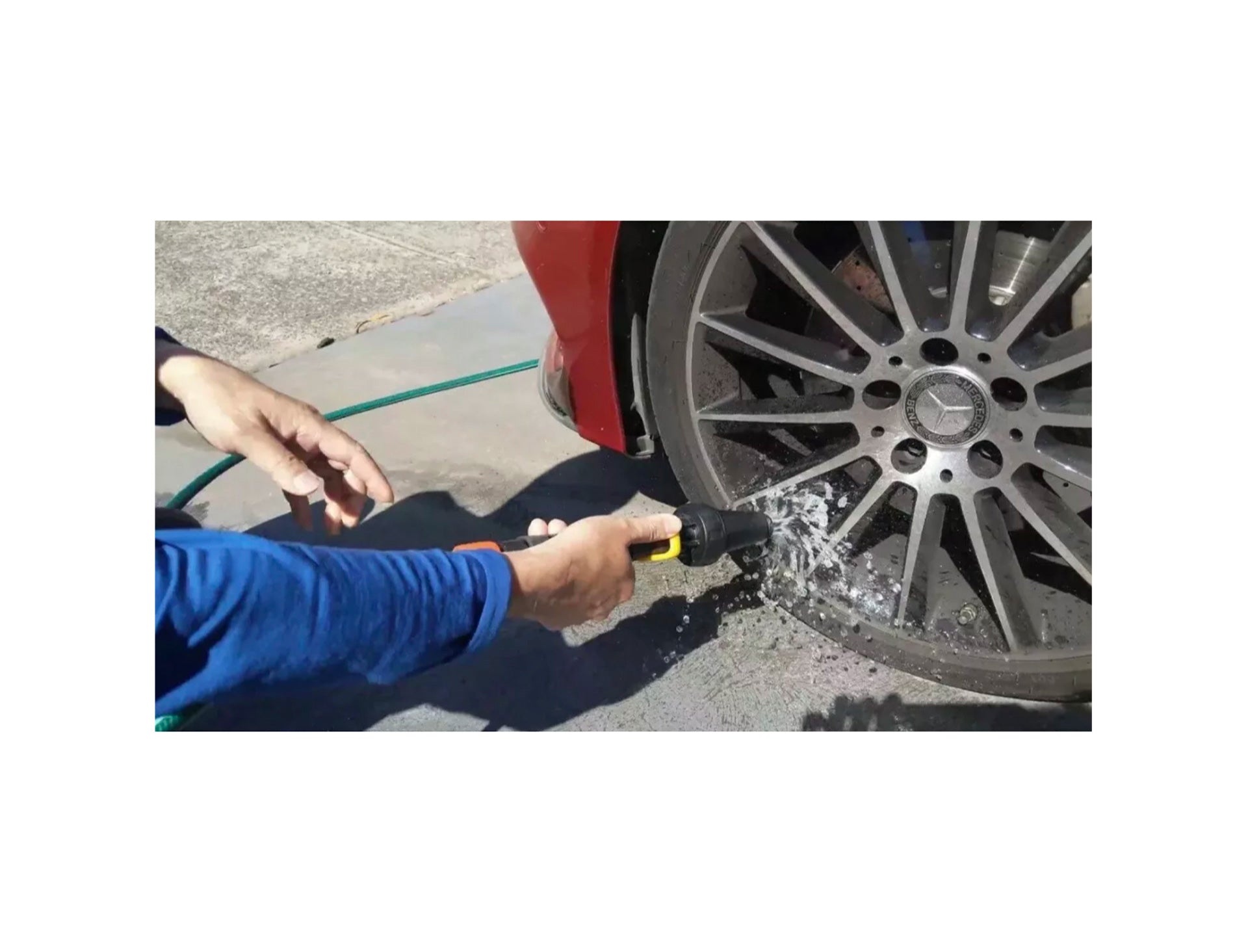 Spazzola rotante ad acqua per pulizia cerchi auto e moto – APNEUS
